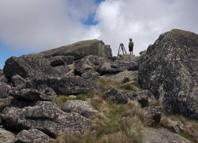 [Me on a mountain ridge, by David Braddon-Mitchell]