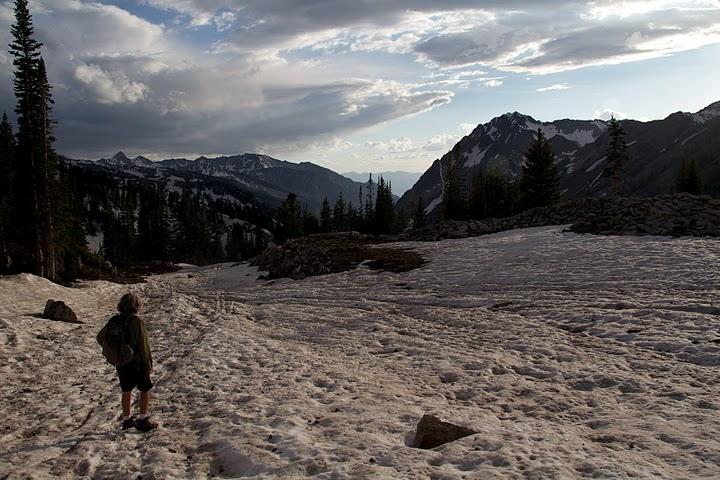 [Me coming down a snow-covered mountain, © Matthew Slater]